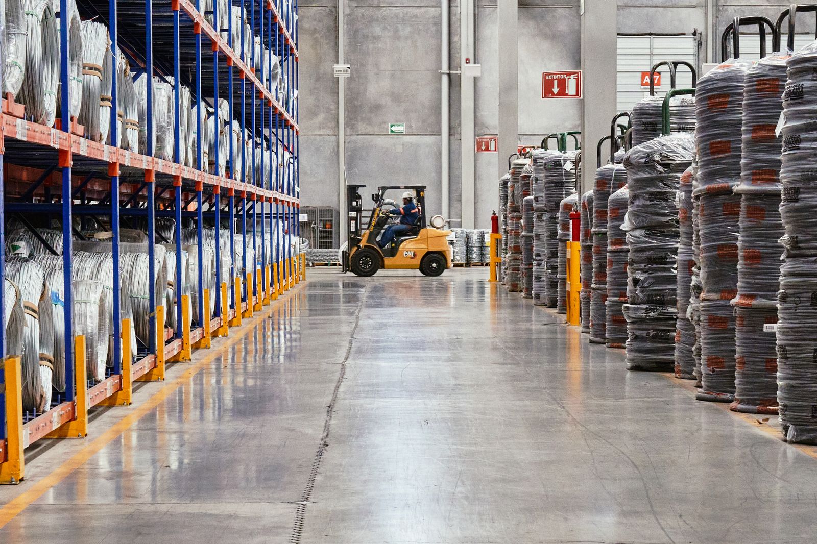 Organised industrial warehouse used for alternate supply